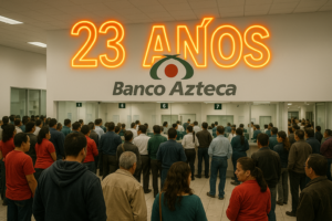 BANCO AZTECA 23 AÑOS